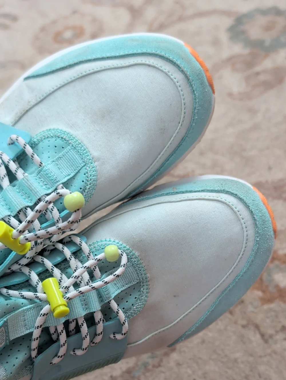 Hey Dude Sirocco Mid Sport Aqua Mint Casual Sneakers with Neon Accents